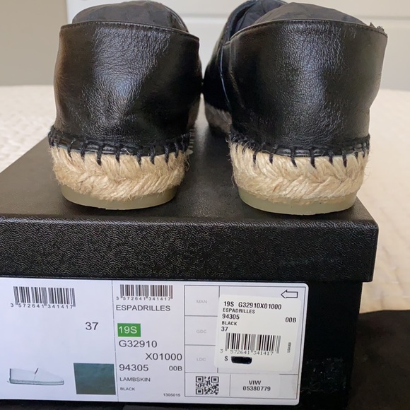 ❤️Chanel Lambskin Black Espadrilles ❤️ - Picture 5 of 8